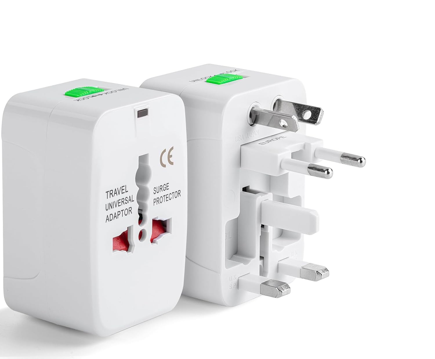 Universal Travel Plug Adapter Worldwide International All in One Portable Travel Adapter Wall AC Power Plug Adapter Wall Charger with Dual USB Charging Ports for USA EU UK AUS Cell Phone Mobile Laptop-image-30