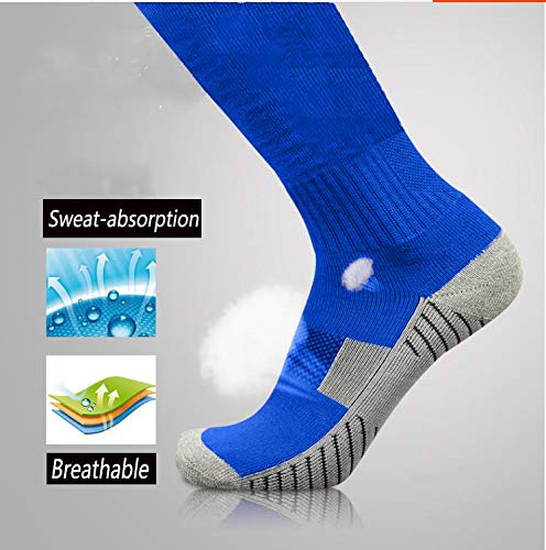 Soccer Socks 3/12 Pairs Team-Sport Knee High Breathable Football Socks for Men Youth Kids Boys3