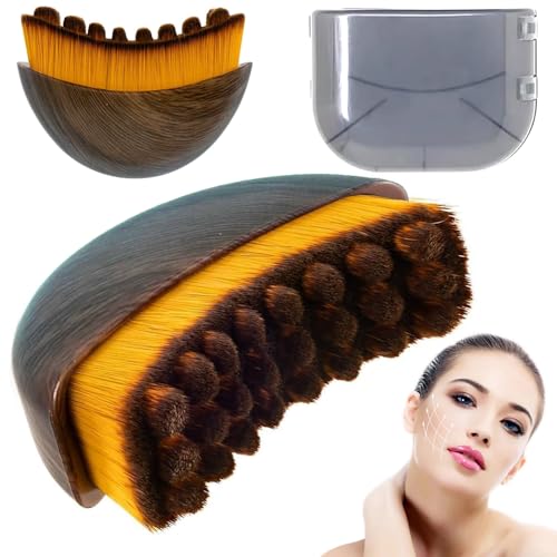 VLEDARLING Spazzola viso a secco, Spazzola per il viso, Spazzola esfoliante viso, Spazzola per massaggio viso, Rimuove Cellulite e pelle morta con Massaggio Scrub esfoliante Dry Brush Antirughe