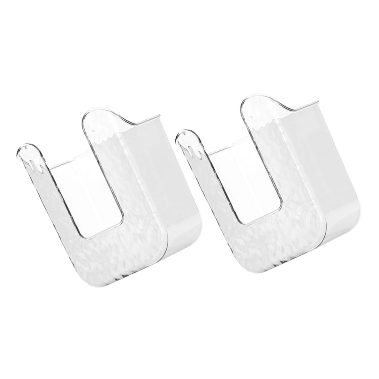 PRETYZOOM 6stücke Teiliges Wandmontiertes Feuchttuch-Dispenser Praktische Aufbewahrungsbox Für Badezimmer Küche Und Einfache Installation Bohren Transparentes Design