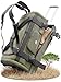 EVERGLOBE Reisetasche mit Rollen 90l Groß - 3in1 Tasche + Trolley + Rucksack | Reisekoffer mit Rollen Travel Bag Sporttasche Duffle Bag Koffer Urlaub Reise Outdoor Sport | Damen und Herren Khaki