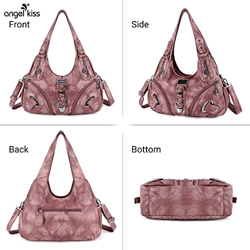 Image of Angelkiss Hobo Purses and handbags for Women Satchel Handbag Women Purses Large Daily Shoulder Bags