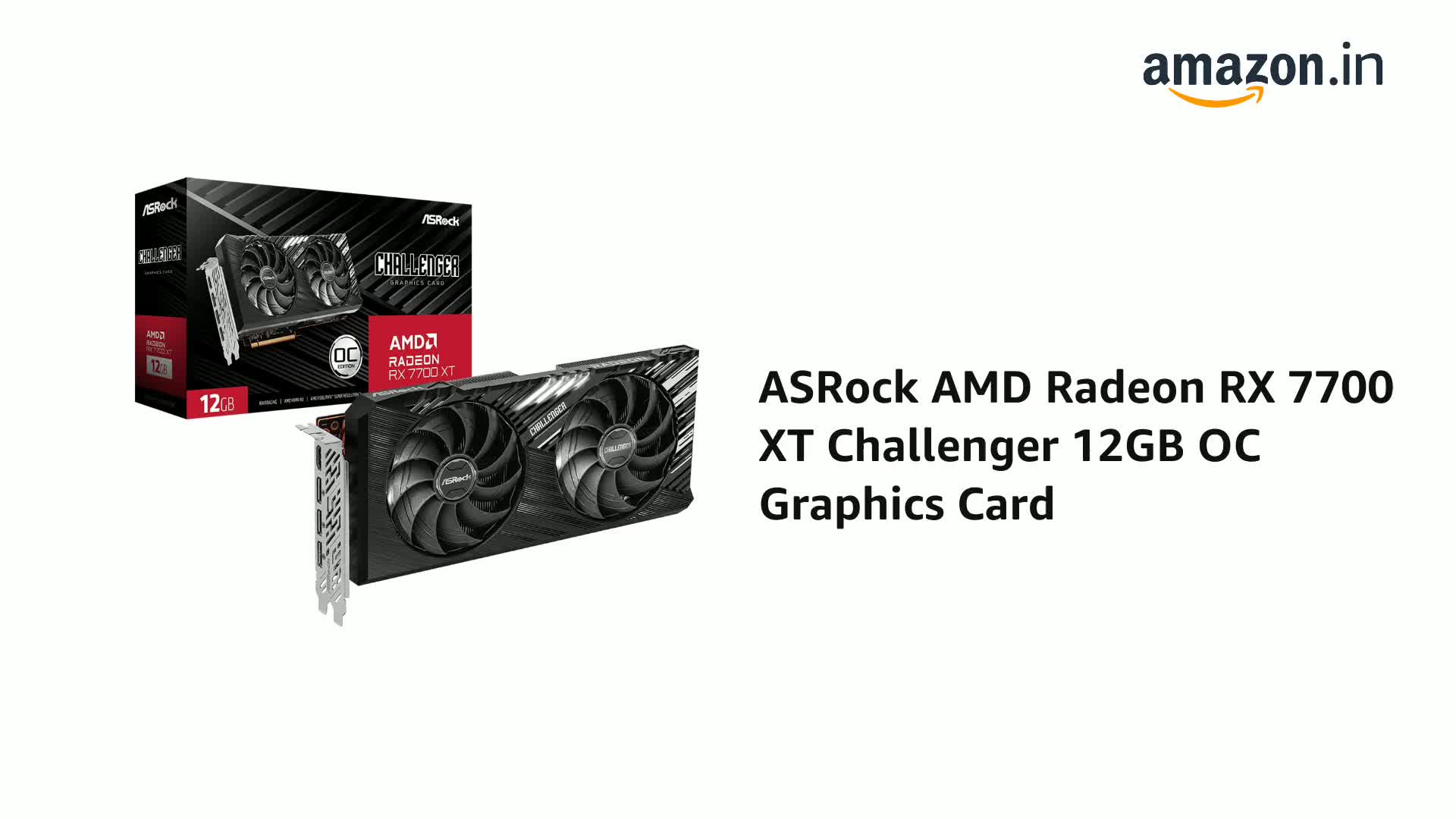 Amazon.in: Buy ASRock AMD Radeon Rx 7700 Xt Pci_E_X16 Challenger
