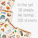 100Pcs Geology Stickers for Water Bottles, Geologist Stickers - Gift for Geologist - Geology Party Decorations and Favors - Gift for Women & Men