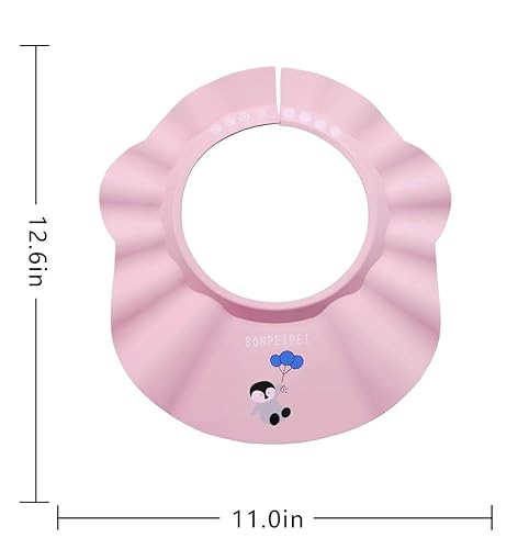 Miniatura 14 de Gorro de champú para baby shower, 2 piezas, ajustable, de seguridad, EVA, accesorios para visera de baño, impermeable, suave, protector de lavado de
