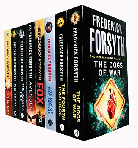 Frederick Forsyth 7 Books Collection Set (The Cobra, Avenger, The...