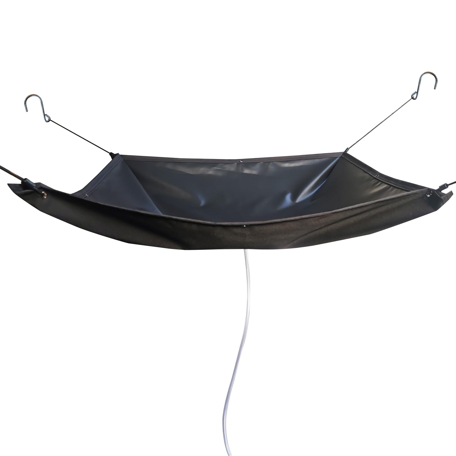 Decken-Leck-Umsteller – Ablaufplane Für Dachlecks, 91x91 Cm, Mit Schlauchanschluss, Schwarz