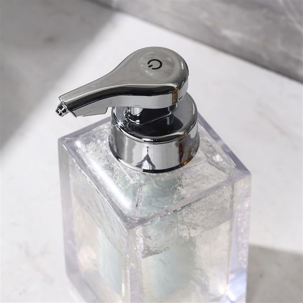 Botella dispensadora de jabón Botella dispensadora de jabón con Sensor automático sin Contacto, Gran Capacidad, 500 ml, de Lujo, eléctrica Dispensador de champú líquido(Blanco)