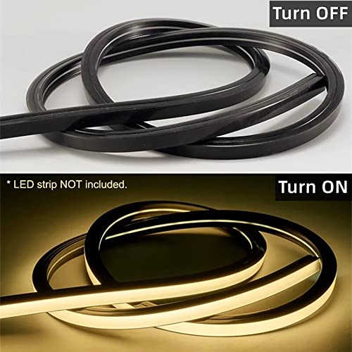 Canal de LED flexible de silicona negra 5 m IP67 miniatura 5