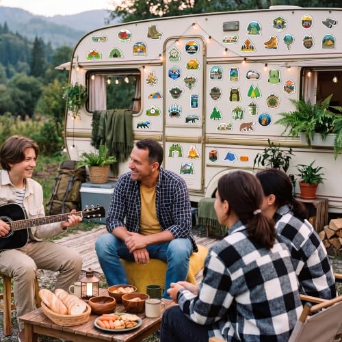 48 imanes decorativos para camping Relaxweex miniatura 5