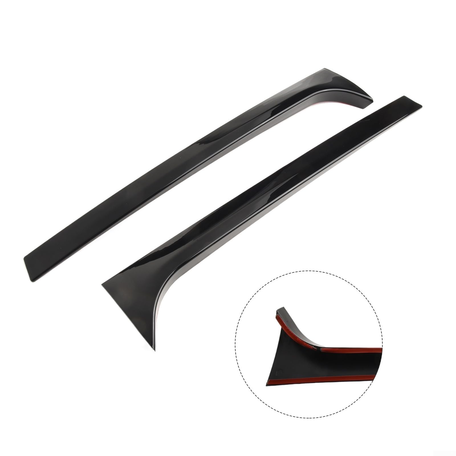 ABS Heckspoiler Trim und Canard Splitter Set für Skoda Für Octavia Für Kombi 2014 bis 2019 Karosserieverbesserung
