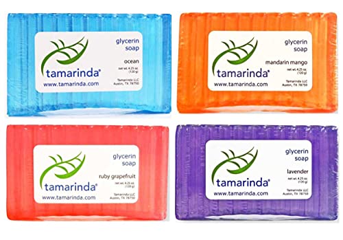 tamarinda Glycerin Soap - 4 Bar Favorites Collection