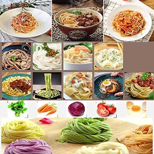 Commercial Electric Dough Roller Machine | 550W Automatic Pasta Maker for Spaghetti & Noodles | Ideal for Home & Commercial Use, Easy to Operate