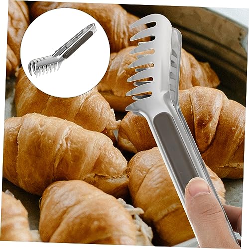 Pinza para pasta inoxidable que evita resbalones con mango antideslizante 8