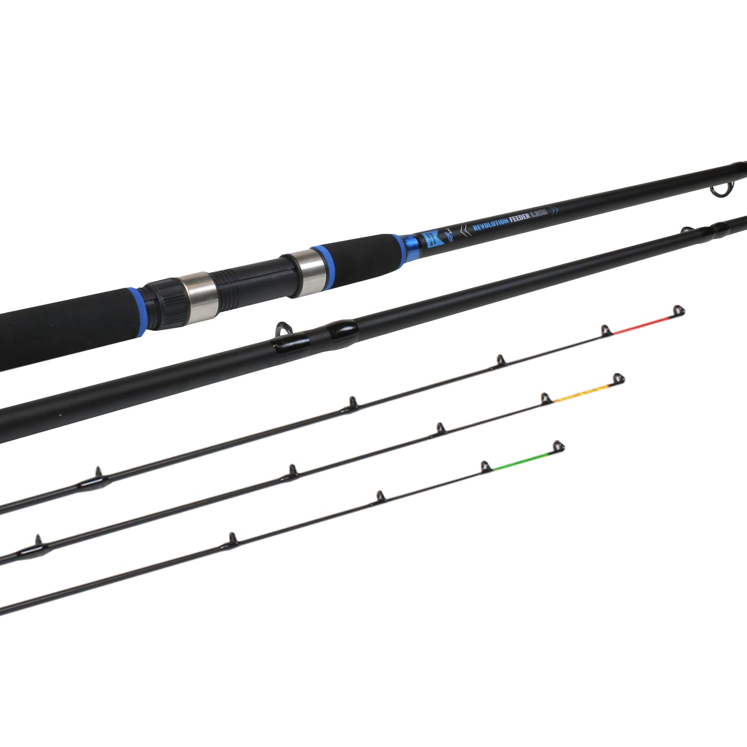Kompletny Zestaw Feederowy Fish-Xpro - Wędka Feeder 3,30 m, Kołowrotek Feederowy, Podbierak i Akcesoria Feederowe do Łowienia w Jeziorach, Kanałach i Rzekach