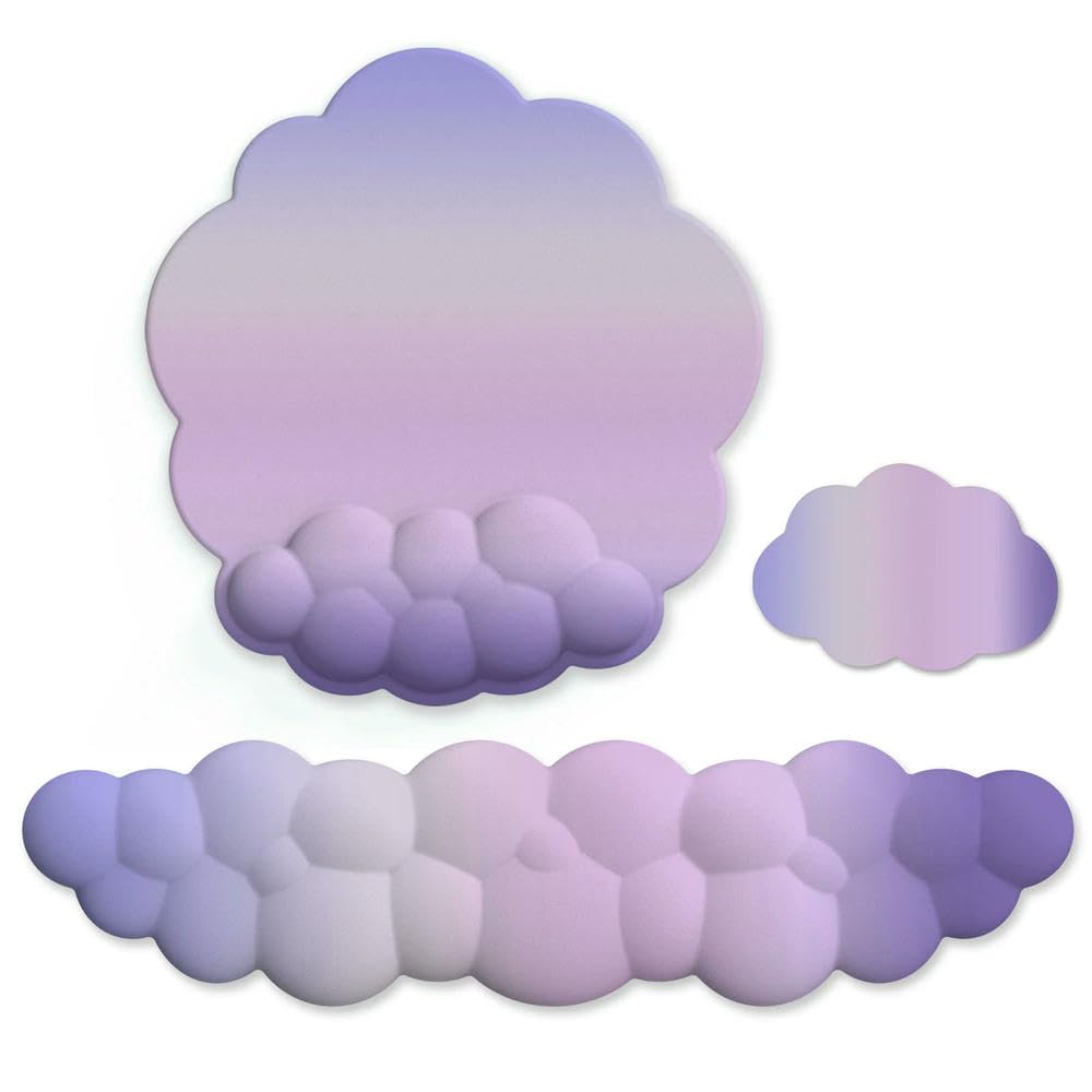 GLDFW, poggiapolsi ergonomico in memory foam, supporto per mouse per digitare computer, sollievo dal dolore, per casa e ufficio