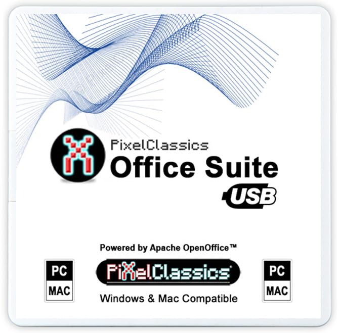 Office Suite 2026 Compatible con Microsoft Office 2024, 2021, 365, 2019, 2016, 2013, impulsada por Apache OpenOffice en USB con Licencia de por Vida para Windows 11, 10, 8, 7, Vista, XP y Mac OS X