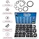 ZDBB 32 Größe 1540 Pcs O Ringe Sortiment Kit metrischen Nitrilkautschuk Oring Set mit 4 Pick für Automotive Wasserhahn Hochdruckreiniger Sanitär Luft oder Gas Reparatur OD 4mm-50mm