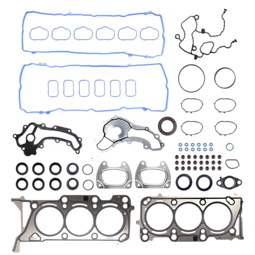 Image of Head Gasket Set, Fit for Chrysler Pacifica 17-22 for Voyager 20-22 | for Dodge Durango 16-22 for Ram 1500 19-22 for Jeep Grand Cherokee 16-18 for Wrangler 18 3.6L V6 24V DOHC OE#HGS1184,HS55401