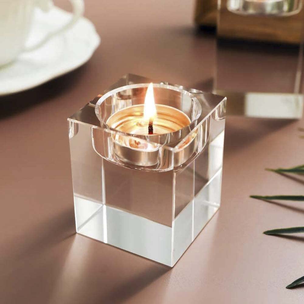 キャンドルホルダーキャンドル立てクリスタルガラス燭台蝋燭立て