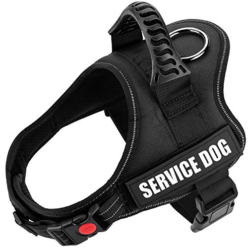 TOMSENN® Comfortable Padded Dog Harnesses for Service Dogs Animal Harnesses Dog Harnesses Animal Harnesses for Dogs