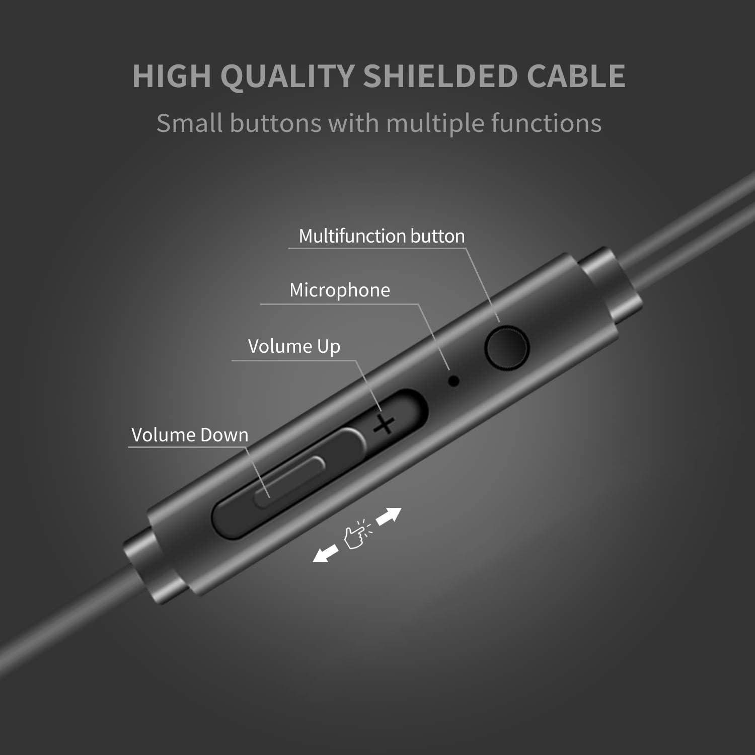 GAMURRY Auricolari, In-Ear Cuffie Con Filo USB C Jack, Stereo Bass Cuffiette Con Filo e Microfono, Suono Potente Guidato Dai Bassi Chiamate HD Nessun Rumore, Compatibile Con Computer, Tablet, MP3