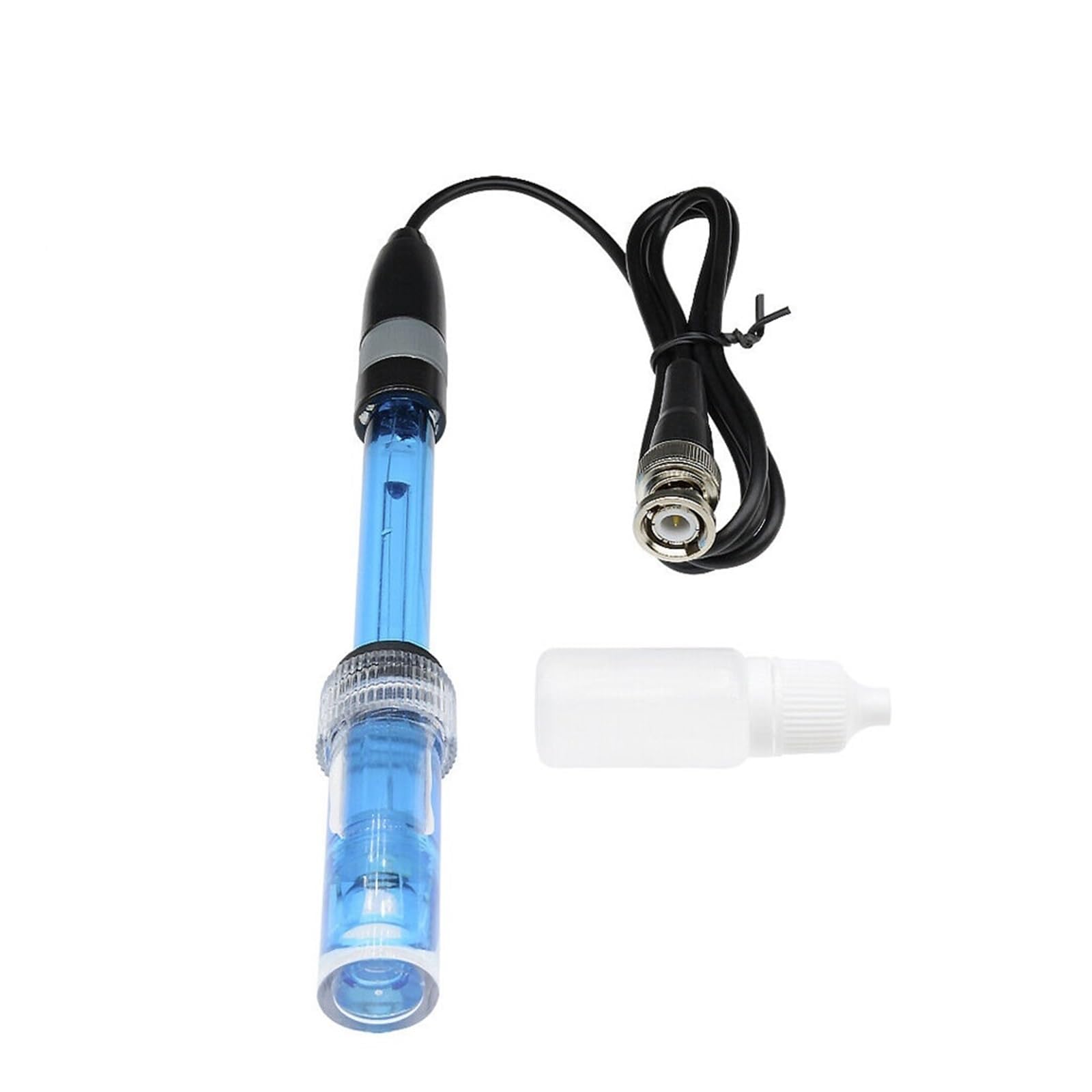 Módulo de Sensor regulador de detección de Valor de PH líquido 0-14, medidor de Control de monitoreo, sonda de electrodo de PH BNC, 1 Uds.(Black Set)