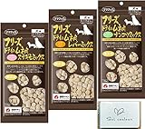 ママ クック フリーズドライ 犬 犬用 犬用おやつ 18g 3種類 x1セット 無添加 (ムネ肉ナンコツミックス, ムネ肉レバーミックス, ムネ肉スナギモミックス)+ Soicouleur限定ティッシュつき (3種類×1セット)