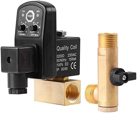 G1/2 DN15 Automatische Elektronische Getimede Afvoerklep