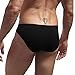 JOCKMAIL Mens Briefs Underwear Men's Cotton Brief Breathable Soft Briefs Sports Underwear for Men (US, Alpha, XX-Large, Regular, Regular, 396Black)