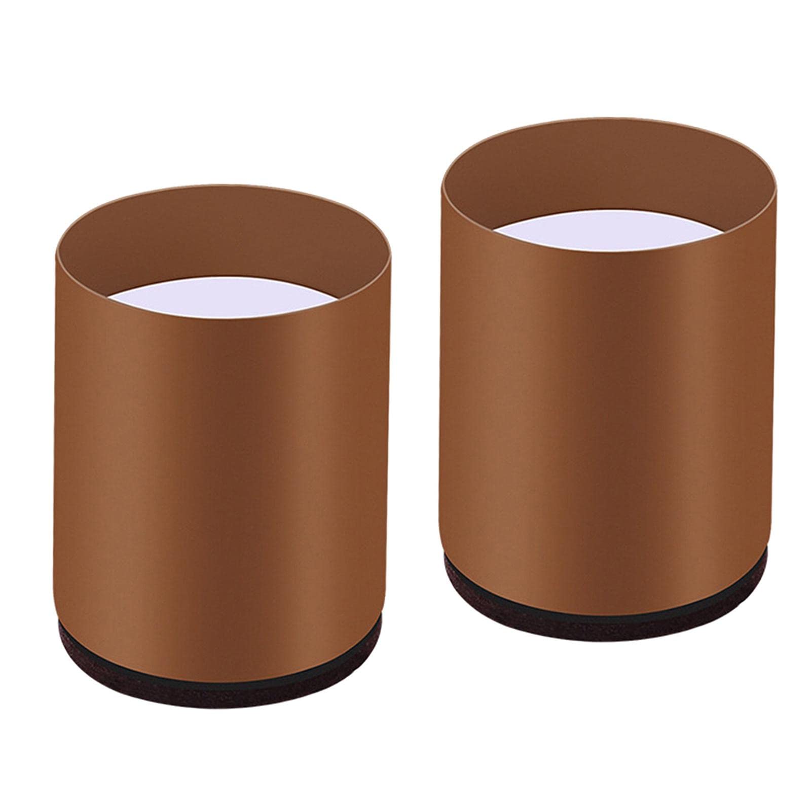 UJEAVETTE Furniture Risers Bed Riser Chair Leg Lifts Couch Lifter Round 4x5cm Brown