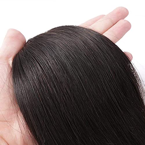 Grace Length Straight 3 Bundle Human Hair 12 14 16 Inch Three Bundles Double Weft High Elasticity Hair Extensions 100% Unprocessed Brazilian Human Hair for Women (Natural Color) - Image 6