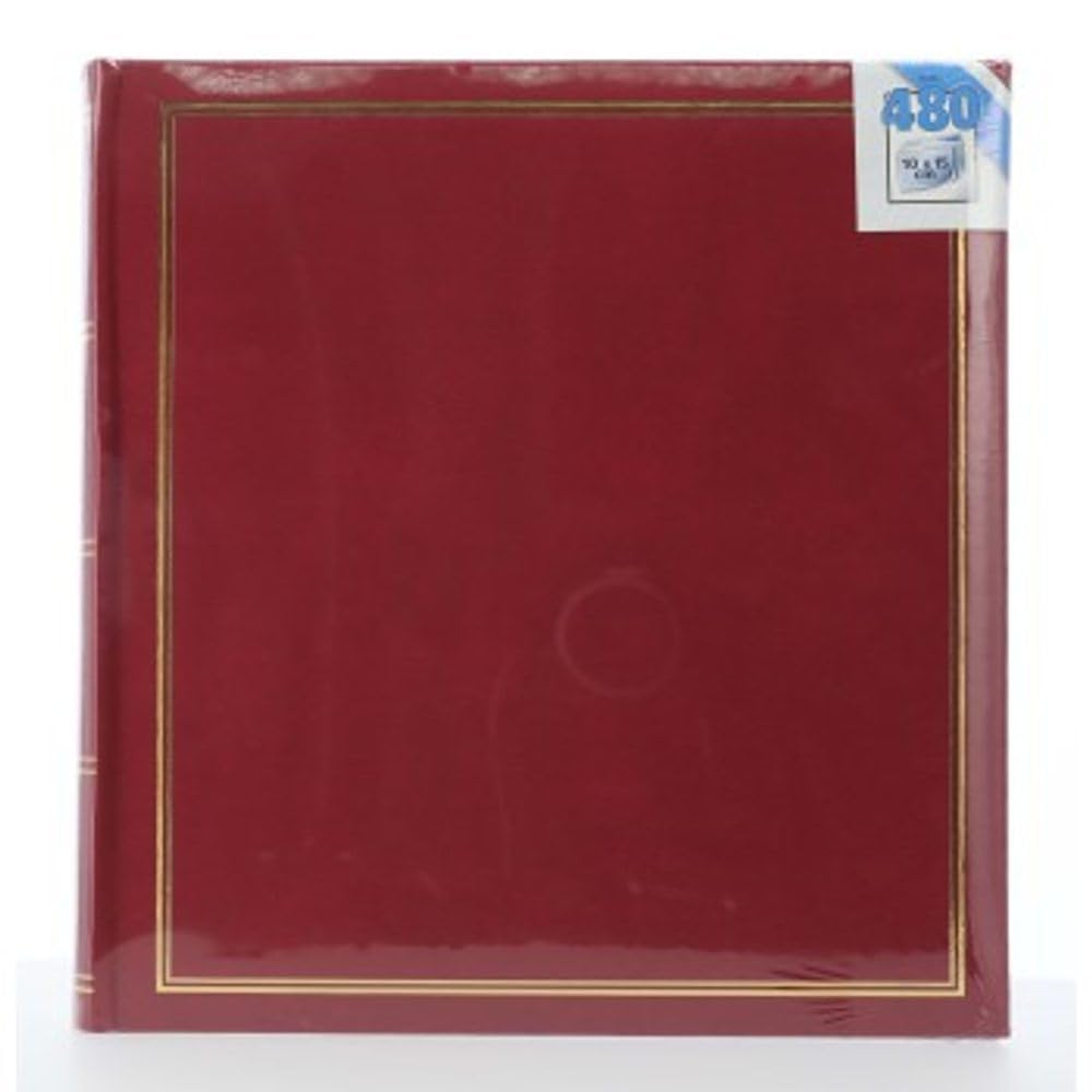Hama Album Fotografico, finta pelle in Poliuretano, Rosso, 34 x 35 cm