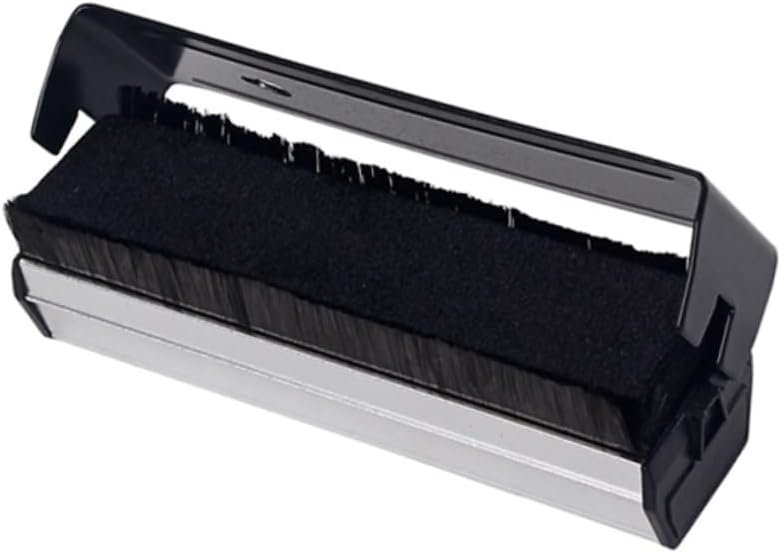 Lurrose Vinyl Records Cleaning Brush Scrubbing Villi Brush Safe for Dust Phonograph Cleaning Tool