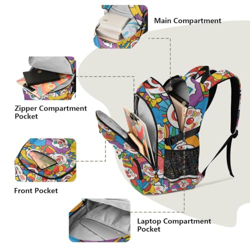 Mochilas de viaje para laptop y uso escolar con espalda acolchada 5