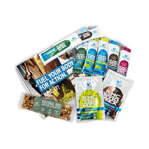 KMC Action Pack | Try The Entire Range | 10 Products,1 Superfood Bar, 1 Oat Bar, 2 Energy Bars, 4 Energy Gels, 1 Isotonic Mix, and 1 Recovery Mix | Before, During, After Cover