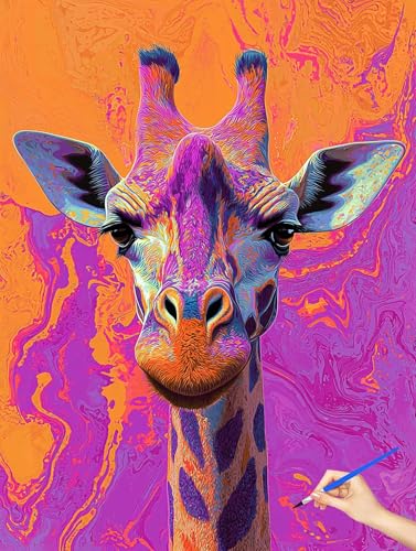 G ۓI hG L Paint by Numbers io[yCg q S DIY Cheerful Painting H| |ph ANLbg l̂߂̃NGCeBuȎ av[g z[ ItB