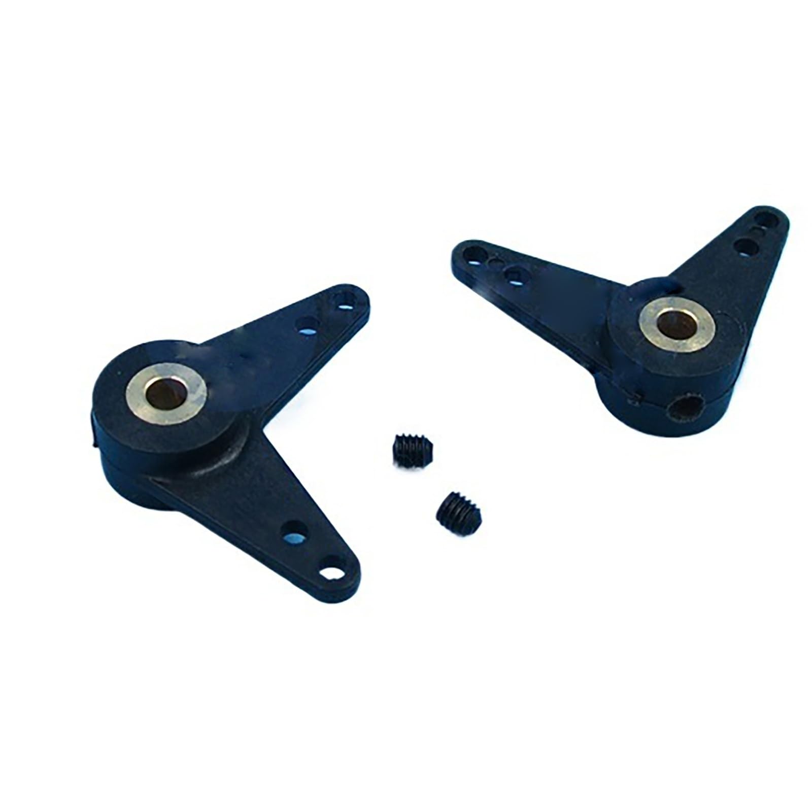 RC Boat Rudder Control Arm 3mm Hole Nylon Steering Arm For Twin Rudder Linkage Servo System Model Ship Accessories(L arm)