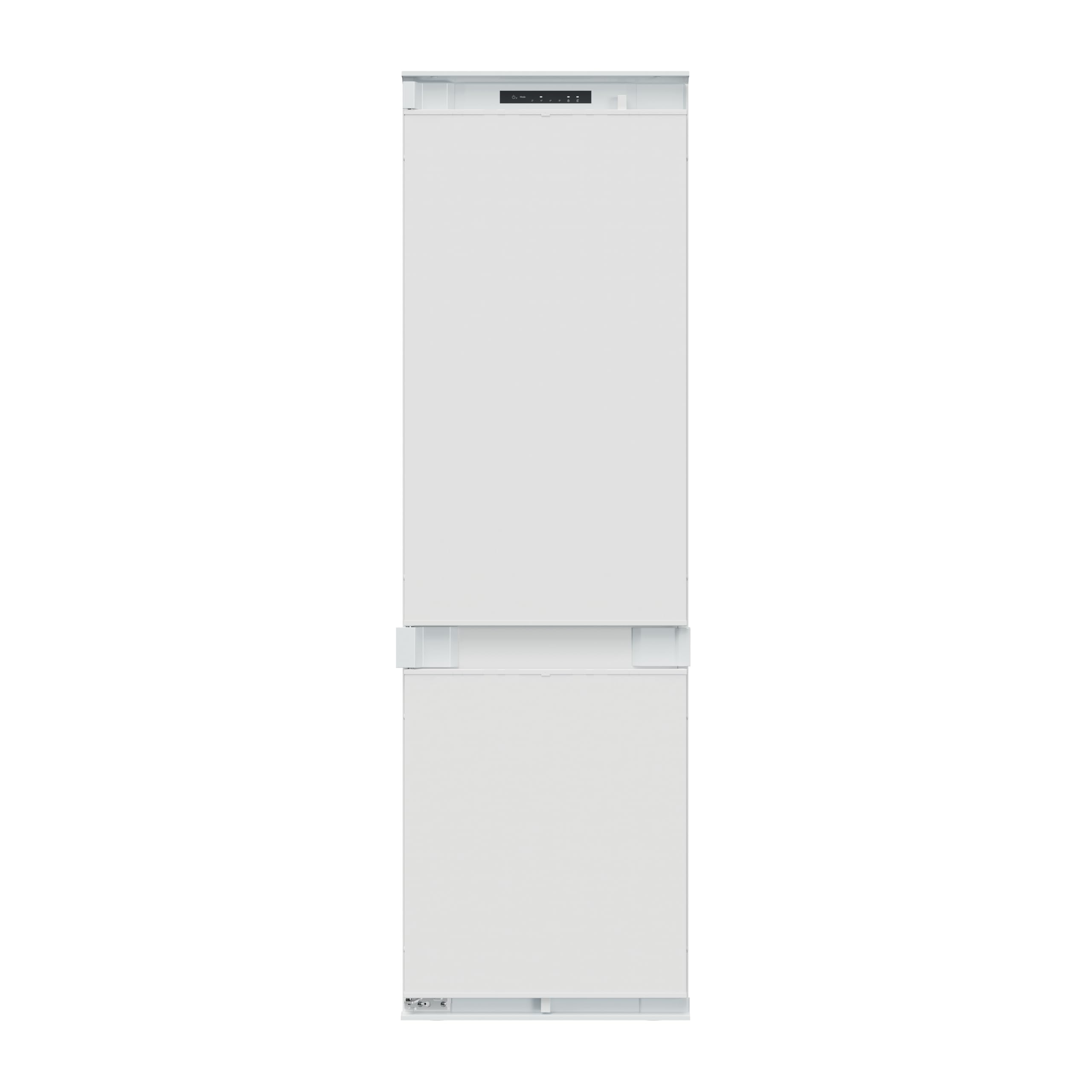 CANDY Frigorifero Combinato da Incasso 268 Litri, Low Frost, Classe E | Super Raffreddamento, Air Fan, Display LED, Illuminazione LED, 35 dB, 177x54x55 cm, CNBQL3518EV/L