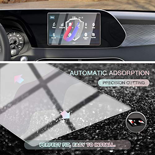 Image of CDEFG Screen Protector Center Control Navigation Touch Screen Protector for 2020 2021 Palisade Tempered Glass HD Scratch Resistance (8 inch)