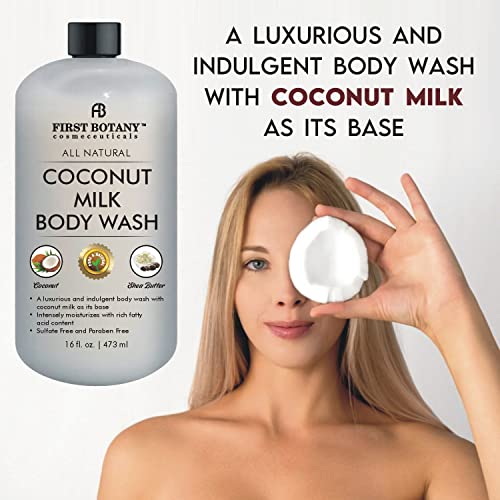 Natural Coconut Milk Body Wash Fights Body Odor, Athlete’s Foot, Jock