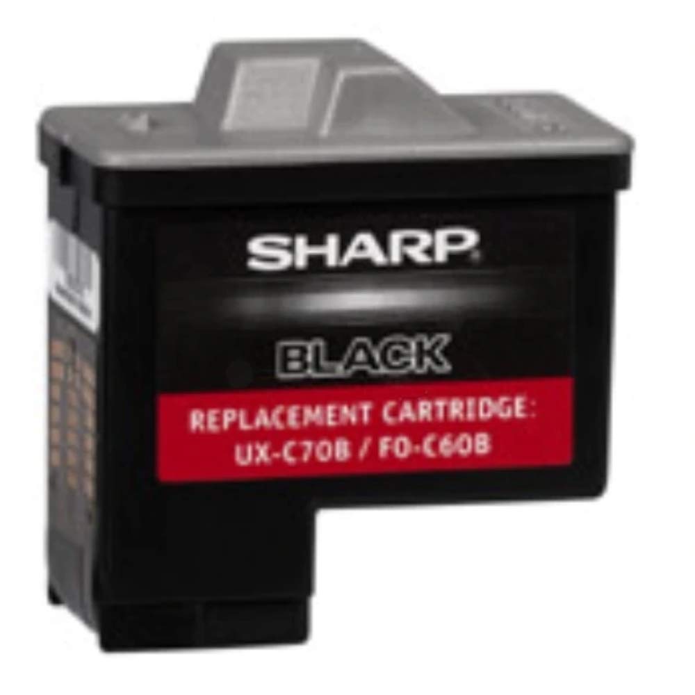 UX-C70B Black Inkjet Cartridge for The Sharp UXB700 UXA100 UXB20 UXB25 Plain Pap