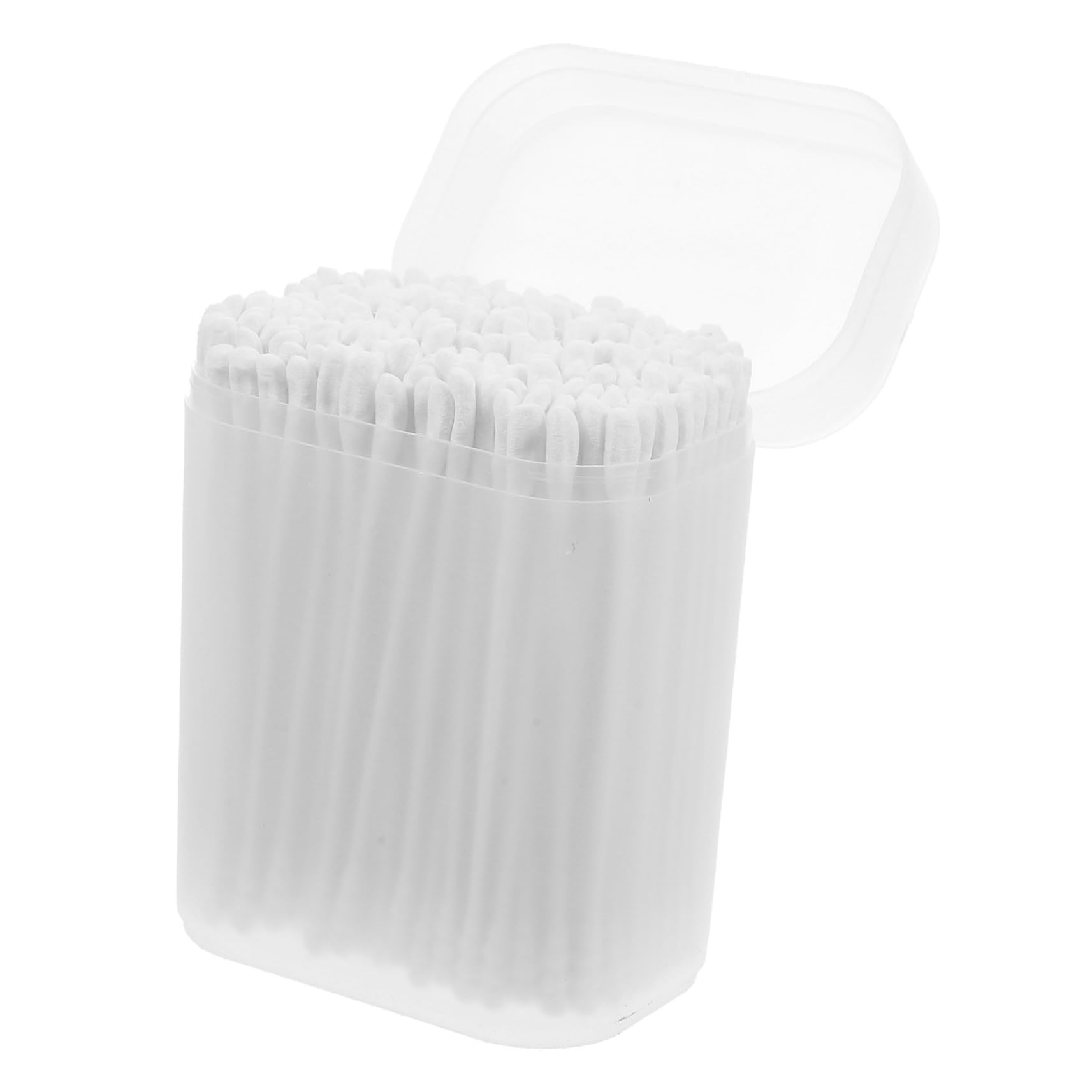 200pezzi Cotton Fioc Morbidi per Ragazza Cotton Fioc con Bastoncini Sottili per Pulizia Delicata e Compiti Cosmetici in Confezione Pratica