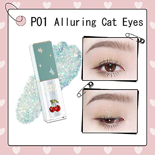 Amazon.co.jp: フラワーノーズCherry Love グリッター リキッドアイ