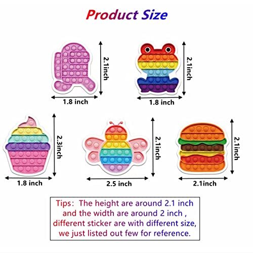 Zhongshun ZS-1123 50Pcs Pop Fidget Toy Stickers thumb #2