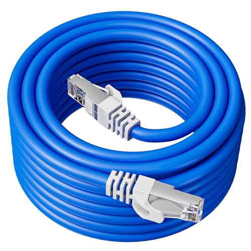 Câble Ethernet Cat 6 extérieur 50m MEIPEK cordon réseau gigabit FTP