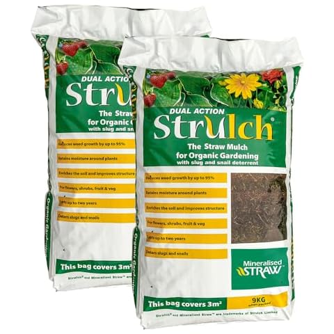 YouGarden Strulch Natural Mulch for Gardens Cover