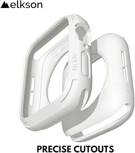 Miniatura 70 de elkson Compatible con Apple Watch 46mm Carcasa Bumper, Quattro Series Carcasa Resistente para Apple Watch y iWatch Series 11 10, Funda Protectora