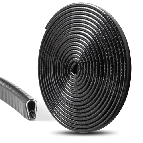 YHTCC Car Door Edge Protector 5M/16.4Ft U Shape Car Door Rubber Edge Trim