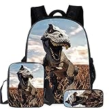 🌟 CÓMODO: la mochila niño viene con correas de hombro acolchadas ajustables y transpirables, diseño ensanchado, que brindan una experiencia de uso cómoda y segura para sus hijos.
